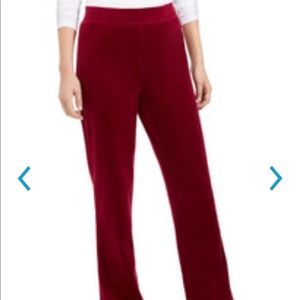 Velour pants